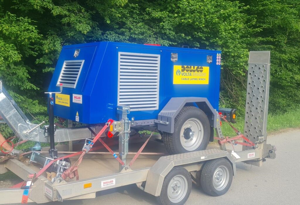 Pridobitev naprave za polaganje kablov Volta